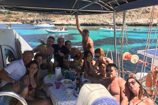 1-Catamaran tour to the Maddalena Archipelago from Cannigione - Budelli’s Pink Beach from the water