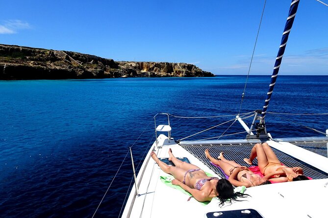 1-Catamaran tour to the Maddalena Archipelago from Cannigione - Sardinian food served on deck