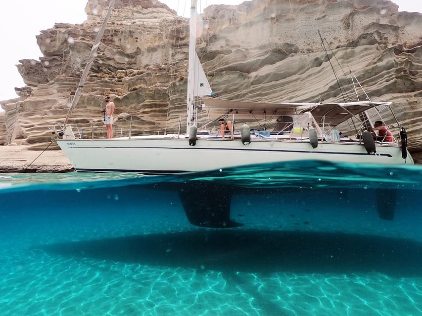 Adamantas: Full-Day Milos & Poliegos Boat Tour with Meals - At a glance