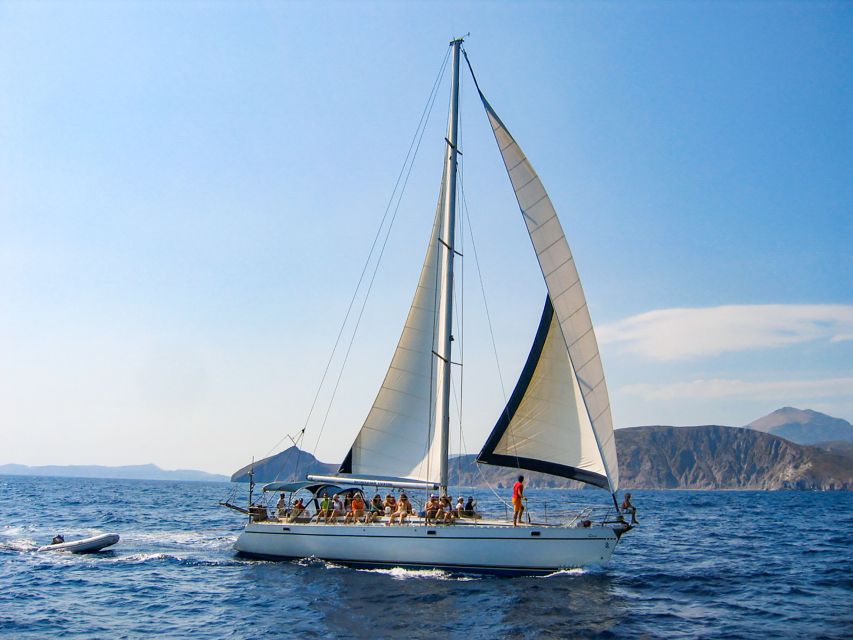 Adamas: Milos & Polyaigos Full-Day Sailboat Tour with Lunch - Sarakiniko and the volcanic Glaronisia