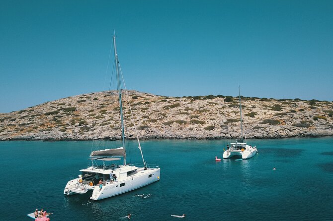 Ag.Nikolaos: Catamaran Trip with Sushi, Drinks, & Water Toys - Sailing out of Agios Nikolaos