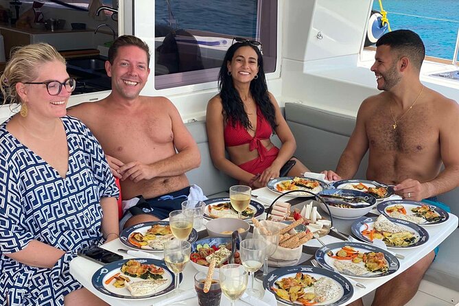 Ag.Nikolaos: Catamaran Trip with Sushi, Drinks, & Water Toys - What the small-group promise means onboard