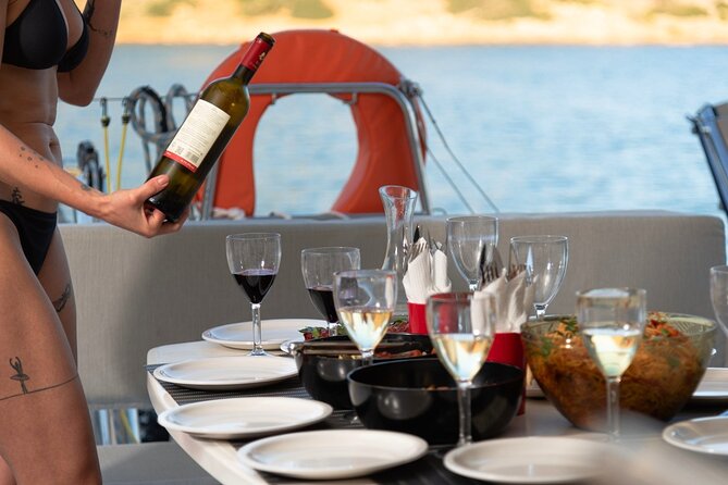 Ag.Nikolaos: Catamaran Trip with Sushi, Drinks, & Water Toys - Is $145 a fair price?