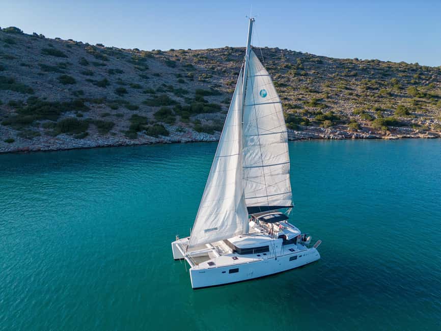 Agios Nikolaos All-inclusive Catamaran Cruise & Water Toys - Kolokytha Bay: the main event