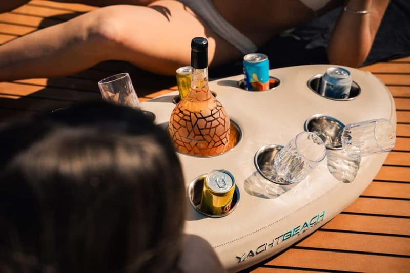 Agios Nikolaos: Sailing Trip Catamaran Lunch and Water Toys - Kolokitha Bay is where the day opens up