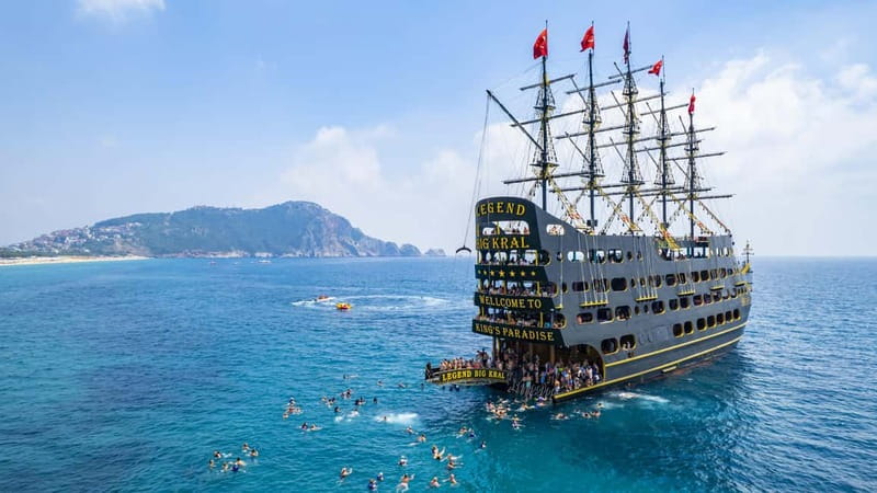 Alanya: All Inclusive Luxury Boat Trip & Free Time in Alanya - Foam, dancing, and a final 10-minute swim