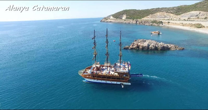 Alanya: Catamaran Boat Trip with Swimming Stops incl Lunch - How the timing and pickup work