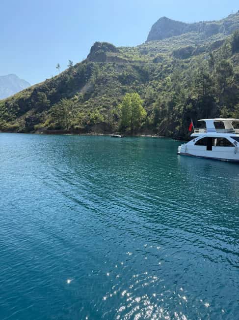 Alanya: Green Canyon Full-Day Boat Tour with Lunch & Drinks - The swim stop and deck time