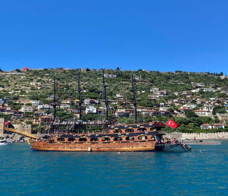 Alanya: Luxury Pirate Boat with Lunch & Unlimited Drinks - A pirate ship built for a lively day at sea