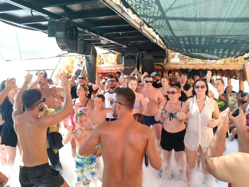 Alanya Pirate Boat: Lunch, Disco & Foam Party Included - Transfers, meeting points, and timing