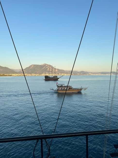 Alanya Pirate Sunset Cruise w/ Foam Party & Optional Drinks - Swimming Beside the Red Tower