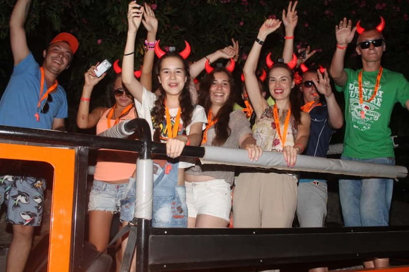 Alanya: Sunset Night Safari with Boat Trip with Dinner - Dinner in the orange orchards