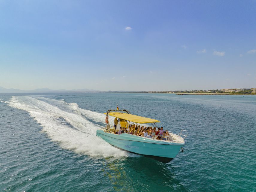 Alcudia: Coll Baix Beach & Sea Caves Cruise with Snorkeling - Setting out across Alcudia Bay