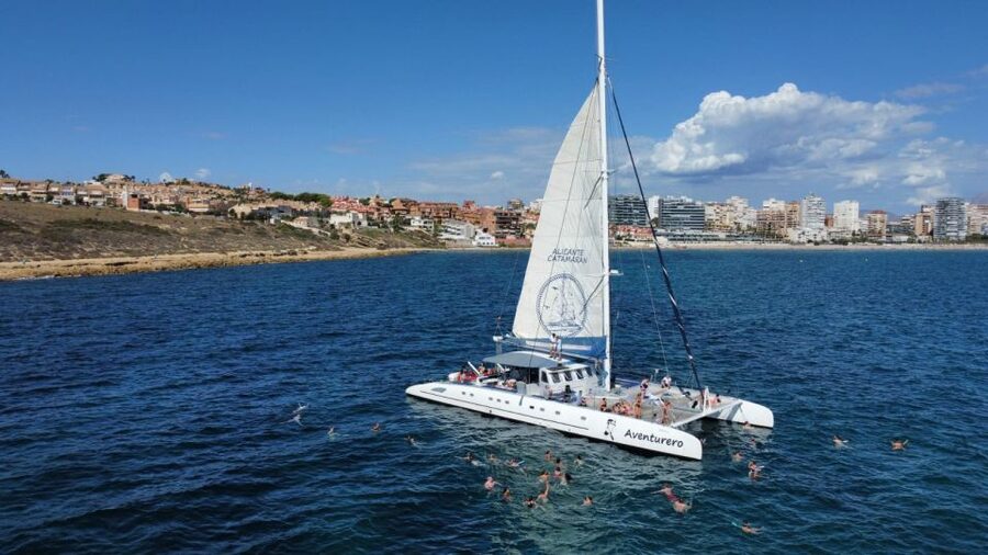 Alicante: Afternoon Cruise with Appetizer and Live Music - The Cabo de las Huertas or Albufereta swim stop