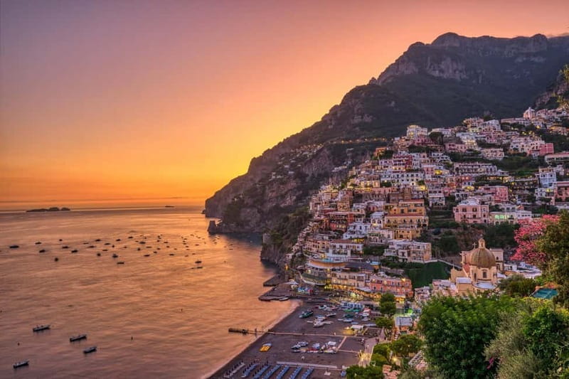 Amalfi: Amalfi Coast and Positano Sunset Cruise with Drinks - Meeting near Lido Azzurro in Amalfi