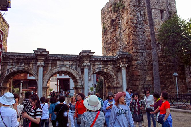 Antalya: City Tour with Boat Trip, Old Town & Waterfalls - Hadrian’s Gate and the short walk into Kaleici