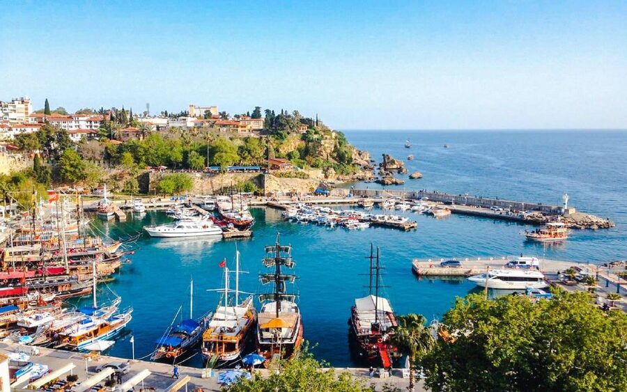 Antalya: Guided Old Town Tour with Boat Trip and Lunch - Duden Waterfalls, where the city meets the sea