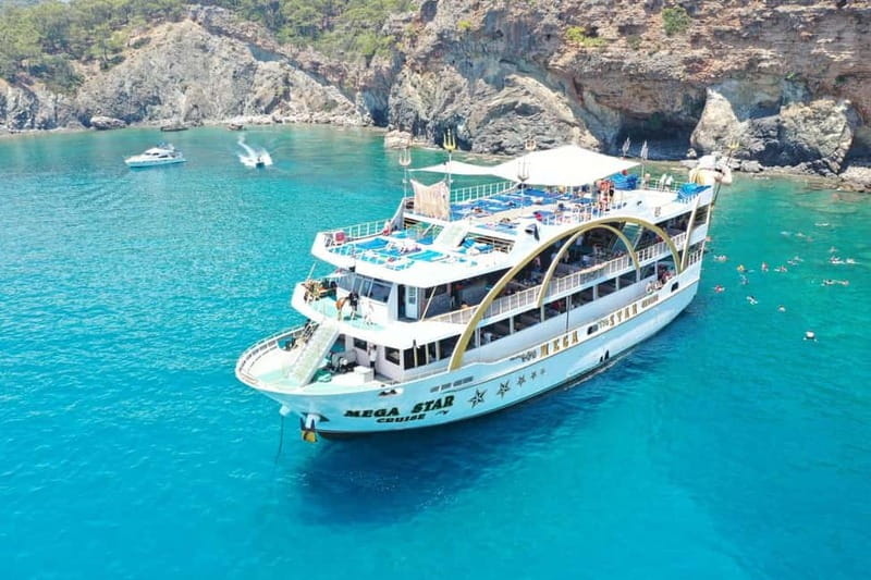 Antalya/Kemer Megastar Boat Trip w/Lunch & Hotel Pickup - Key points to know before sailing