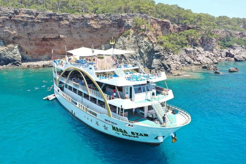Antalya/Kemer Megastar Boat Trip w/Lunch & Hotel Pickup - Lunch with sea views
