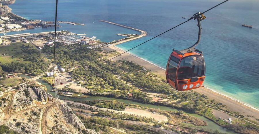 Antalya/Kemer: Old City, Waterfalls, Olympos Cable Car, Boat - Lower Düden Falls and the Mediterranean edge
