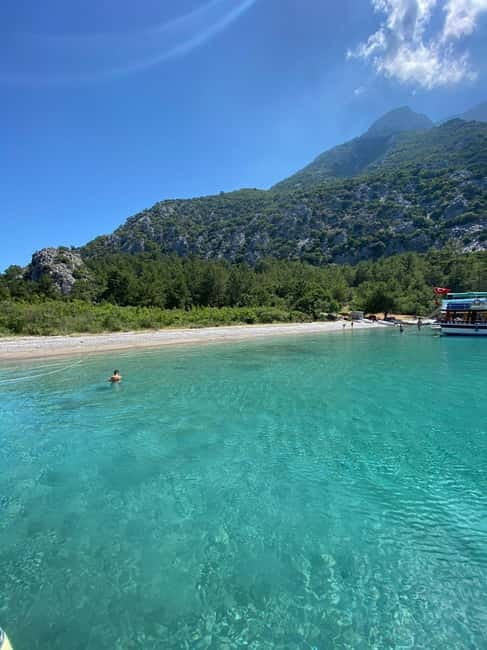 Antalya/Kemer: Suluada Boat Tour with Bays & Maldives Beach - Waterfall Bay and lunch with a view