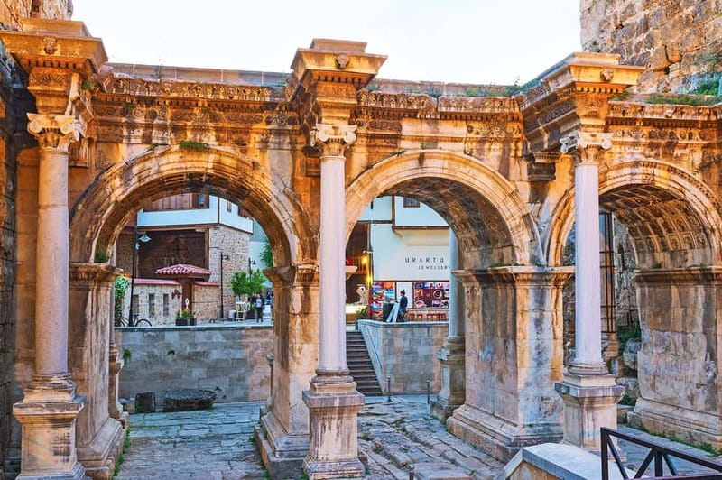 Antalya: Old City Tour w/Boat Trip, Cable Car & Waterfalls - Turkish lunch and possible shopping stops