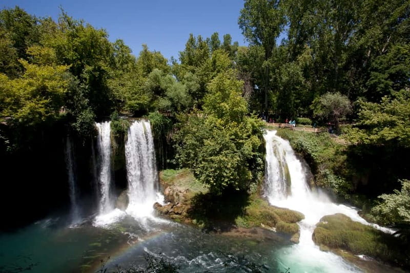 Antalya Private City Tour Waterfalls and Old Town Boat Tour - Lunch with the sound of water nearby