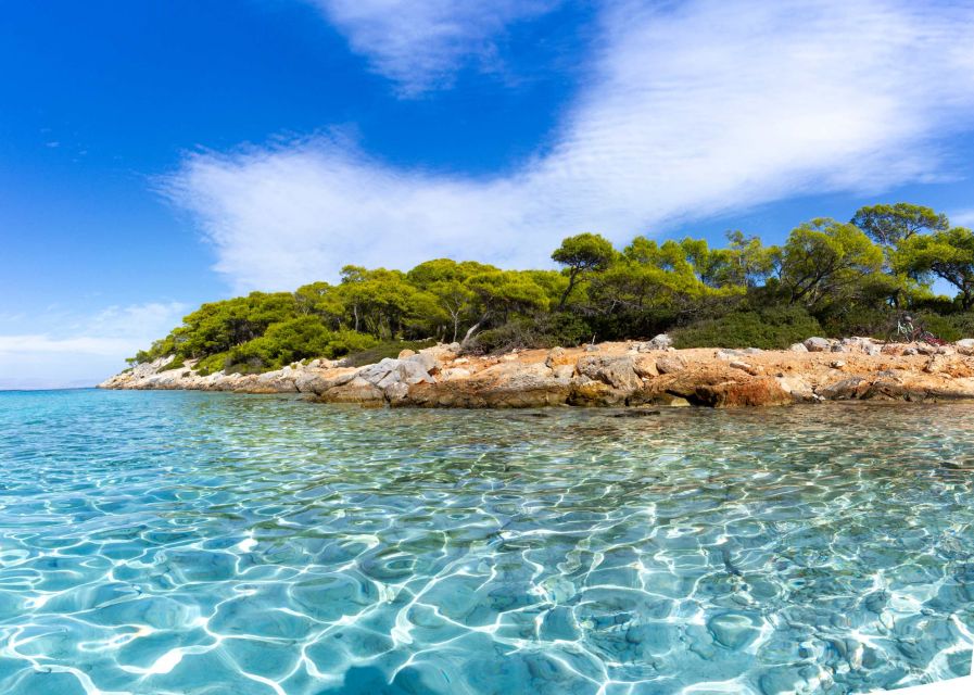 Athens: Aegina, Agistri & Metopi Swimming Cruise with lunch - What the $135 price really covers