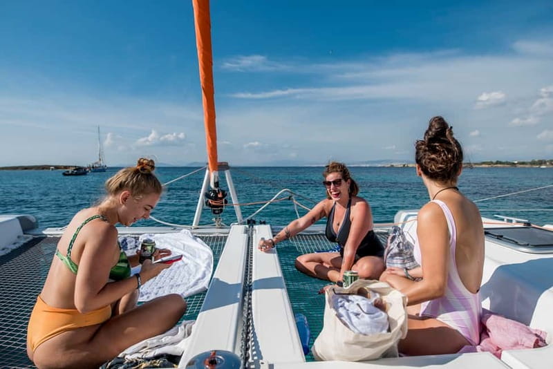 Athens: Half-Day Morning Catamaran Cruise with Meal & Drinks - Lunch with seafood pasta and Greek appetizers