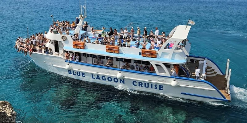 Ayia Napa: Blue Lagoon & Turtle Cruise with Optional Lunch - Setting off from Ayia Napa Harbour at 9:30