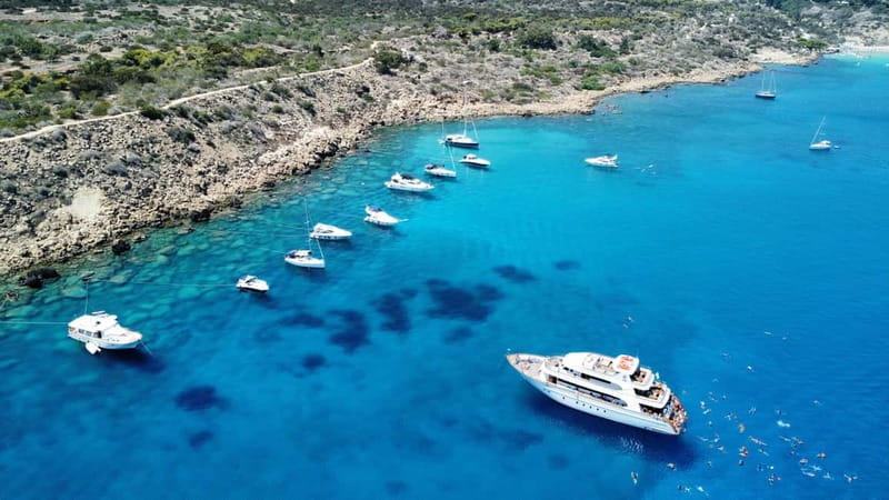 Ayia Napa's Biggest Boat | Cruise with Lunch and Swimming - Blue Lagoon gives you the longest swim stop