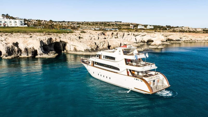 Ayia Napa's Biggest Boat | Cruise with Lunch and Swimming - Konnos Turtle Bay adds a second chance to swim