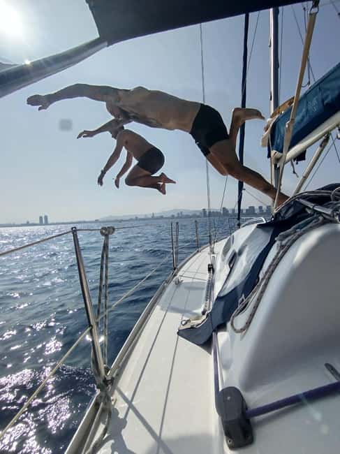 Barcelona Badalona : Sailboat Tour, Snacks, Drinks, Swimming - Languages, cancellation, and practical planning