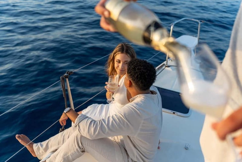 Barcelona: Catamaran Cruise w/ Sailing, Wine, & Tapa - The first 45 minutes: Barcelona from the Mediterranean