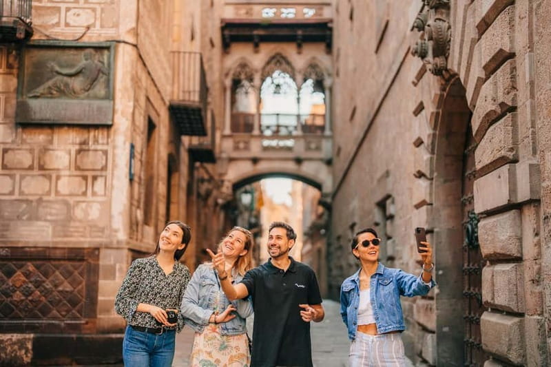 Barcelona: Helicopter, Boat Ride & Old Town Private Tour - The Gothic Quarter, Cathedral, and Plaça Reial