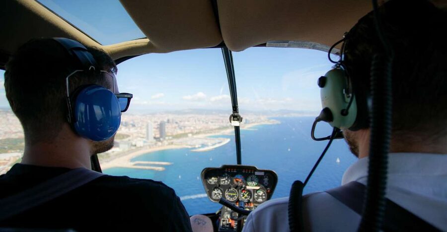 Barcelona: Helicopter Flight with Optional Yacht Cruise - The yacht cruise on the Mediterranean