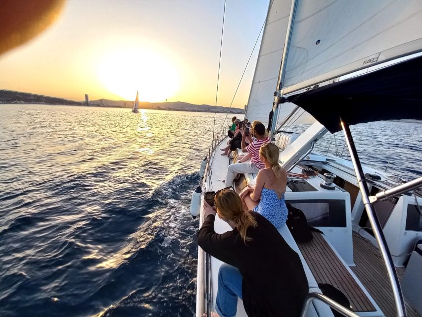 Barcelona: Luxury Private Sunset Yacht Cruise - Leaving Port Olimpic aboard Amaris