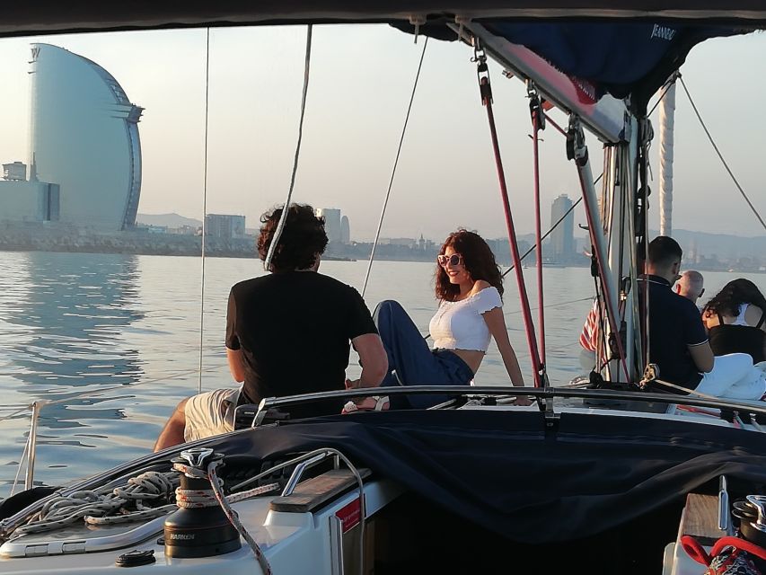 Barcelona: Luxury Private Sunset Yacht Cruise - The Barcelona skyline from the Mediterranean
