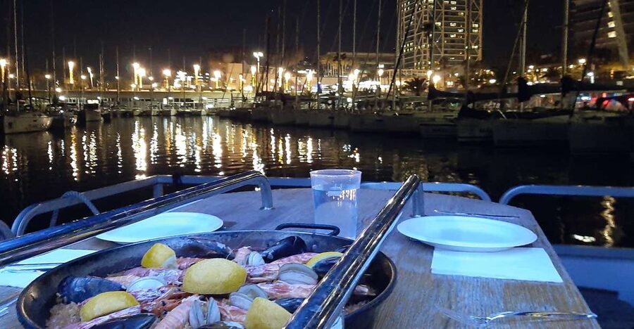 Barcelona: Private Evening Cruise with Dinner and Drinks - A Private Boat Works Best for Small Celebrations