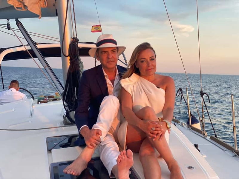 Barcelona: Private Sailing Trip with Drinks & Snacks (max 9) - Boarding, safety, and the first views