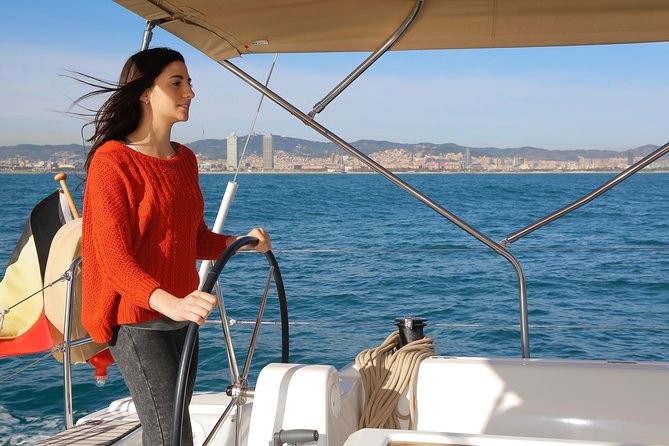 Barcelona Sailing: Light Snacks & Open Bar with Private Option - Open sea views and the Barcelona skyline