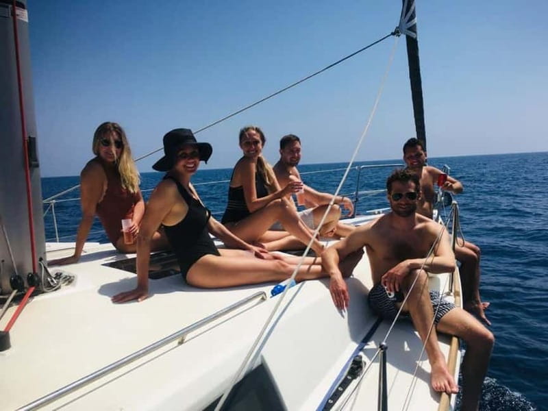 Barcelona: Sailing Tour + Food, Drinks, Swim & Sunset Option - Key points at a glance