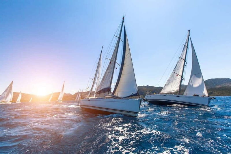 Barcelona: Sailing Tour + Food, Drinks, Swim & Sunset Option - Pinchos, cold cuts, and two drinks