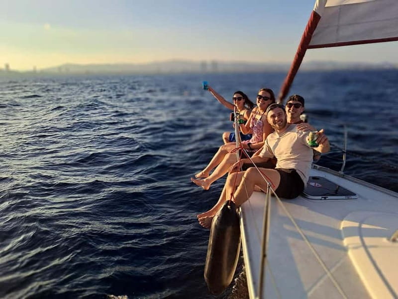 Barcelona: Sailing Tour with Drinks and Snacks - The first 30 minutes: sailing past Barcelona’s skyline