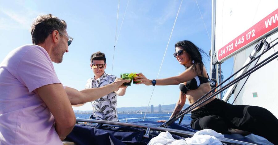 Barcelona: Sailing Tour with Vermouth and Drinks - What you see from the yacht