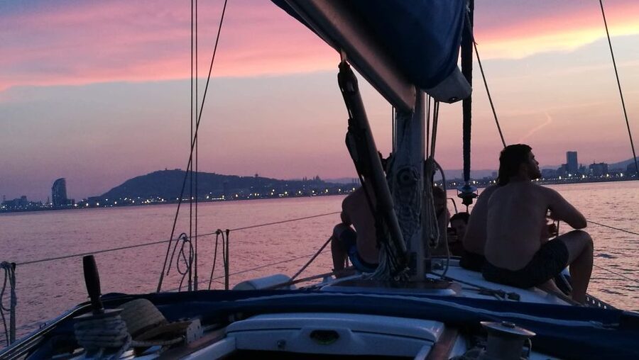 Barcelona: Sailing Trip with Drinks and Snacks - Sailing out with Barcelona behind you
