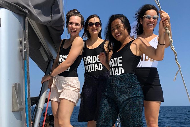 Barcelona Small Group Sailing with Snacks and Cava - Leaving Port Olímpic for a different view of Barcelona