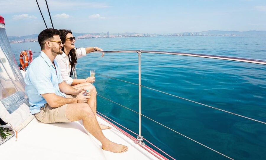 Barcelona: Sunset or Day Catamaran Cruise with Tapa & Drink - Food, drinks, and the real value of $32