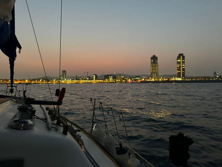 Barcelona: Sunset Sailboat Cruise with Drinks and Snacks - From Mooring 901 to open water