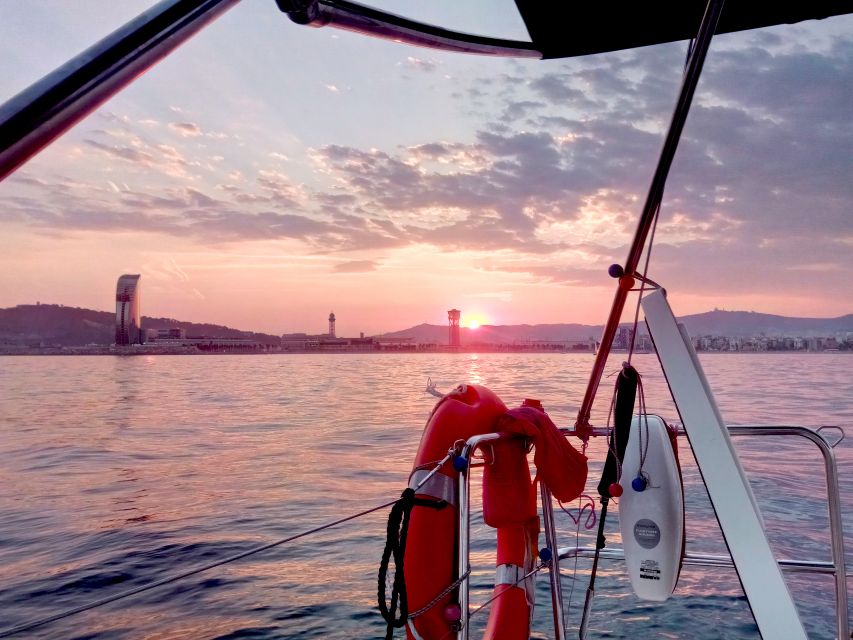 Barcelona: Sunset Sailing Tour with Open Bar & Snacks - Sunset on the Mediterranean